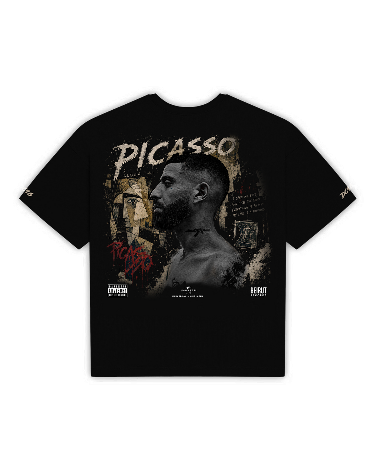 Picasso Tee [BLACK] - DC16 X WYN